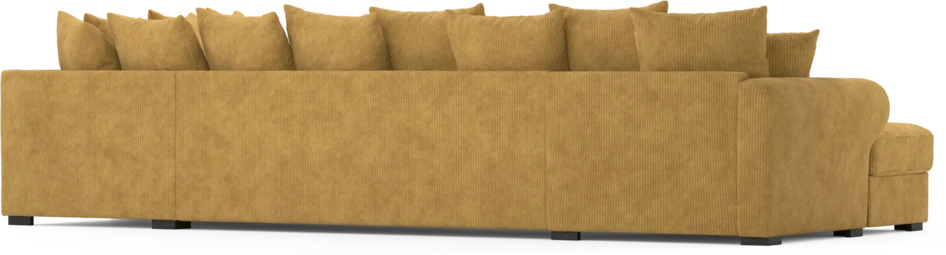 Town - 3-sits soffa med divan höger och schäslong vänster - Gul