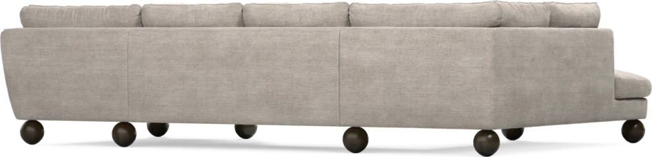 Madison Lux - 2-sits soffa med divan vänster och schäslong höger - Beige
