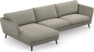 Madison Lux - 3-sits soffa med schäslong vänster - Grå