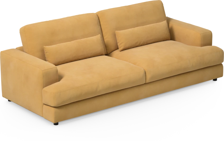 Noma - 4-sits soffa - Gul