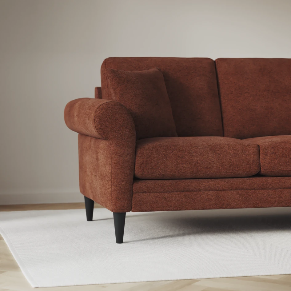 Eden - Hörnsoffa, 2+3-sits - Orange