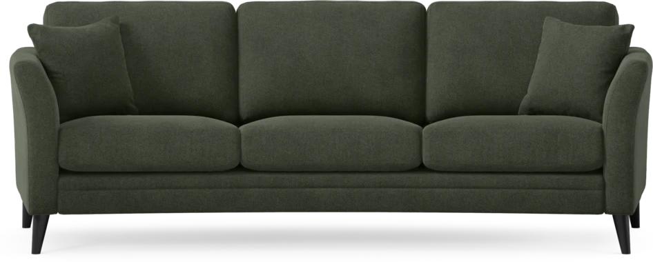 Eden - 3-sits soffa svängd - Grön