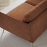Madison Lux - 3-sits soffa med divan höger - Orange