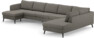 County - 4-sits soffa med schäslong vänster och divan höger - Grå