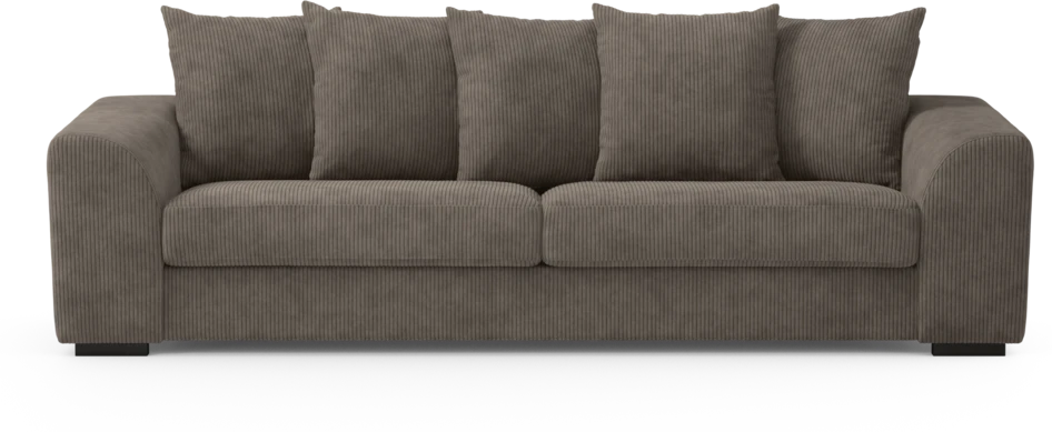 Town - 4-sits soffa - Brun