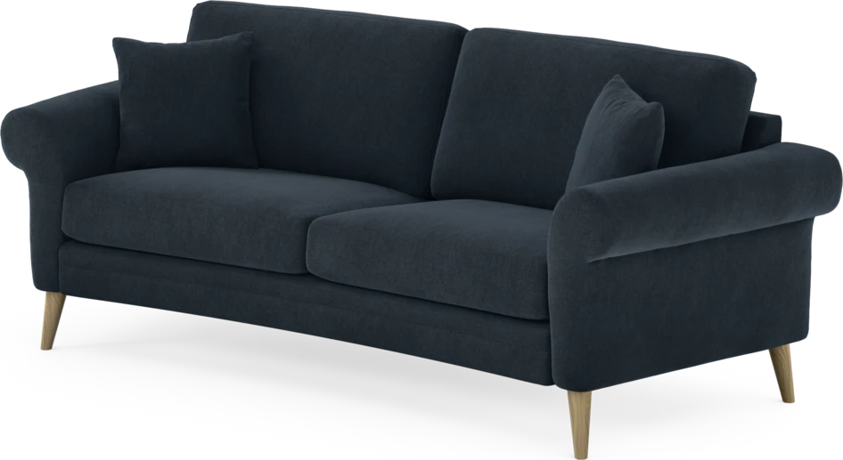 Eden - 2,5-sits soffa svängd - Blå