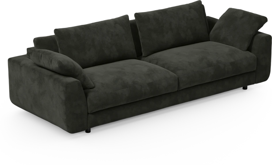 Amie - 4-sits soffa - Svart