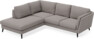 Madison - 2-sits soffa med divan vänster - Grå