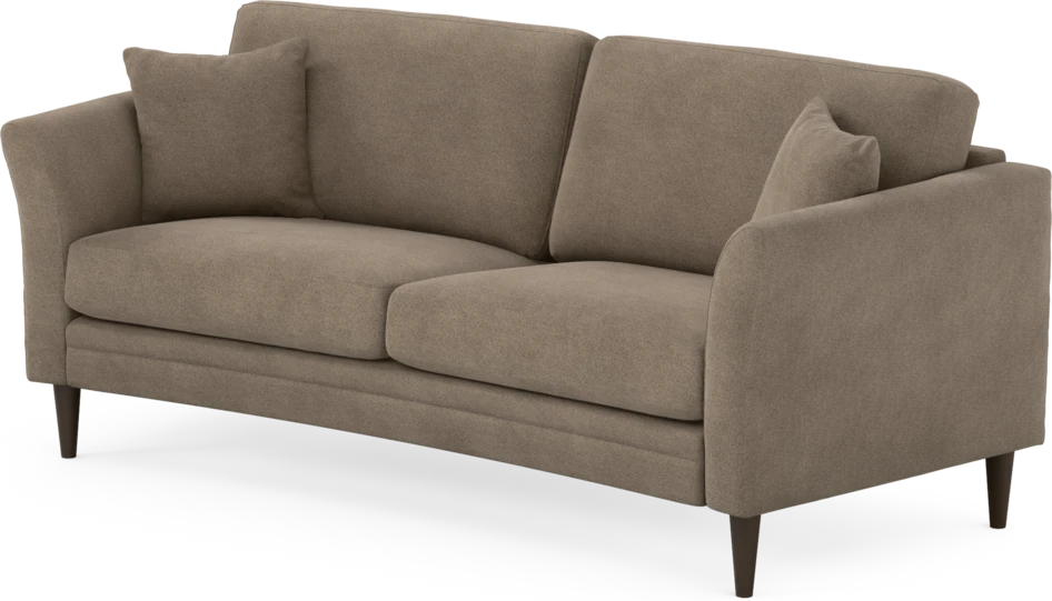 Eden - 2,5-sits soffa svängd - Brun