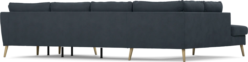 County - 3-sits soffa med divan vänster och schäslong höger - Blå