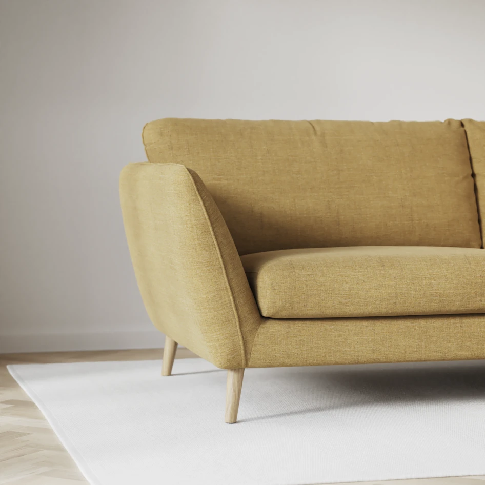 Madison Lux - Fåtölj, 90 cm - Gul