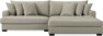 Rossi - 2-sits soffa med schäslong XL höger - Grå