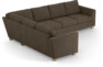 Friday - Hörnsoffa, 2+3-sits - Brun