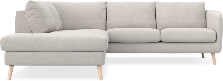 Madison - 2-sits soffa med divan vänster - Grå