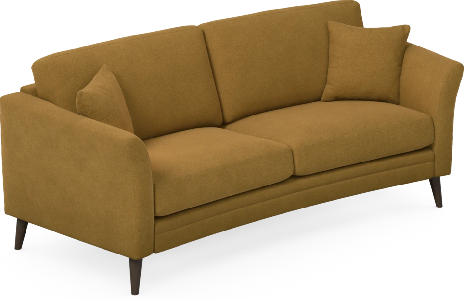 Eden - 2,5-sits soffa svängd - Gul