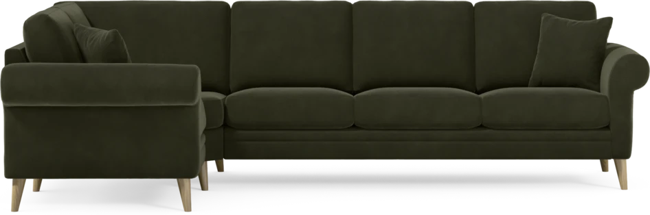 Eden - Hörnsoffa, 1+3-sits - Grön