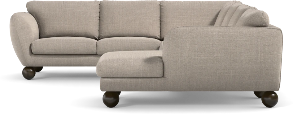 Madison Lux - Hörnsoffa med schäslong höger - Beige