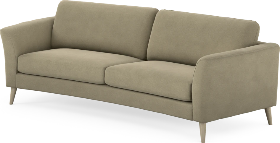 Bridge - 3-sits soffa svängd - Beige