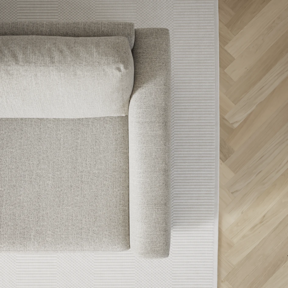 Friday - 3-sits soffa - Vit