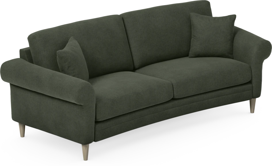 Eden - 2,5-sits soffa svängd - Grön