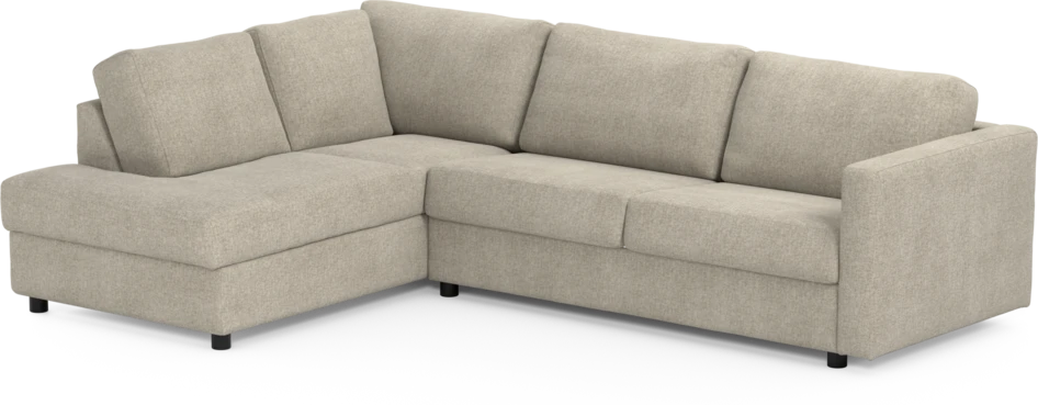 Lindö - Bäddsoffa 2,5-sits med divan - Beige