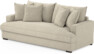 Mila - 3-sits soffa, hel dyna - Beige