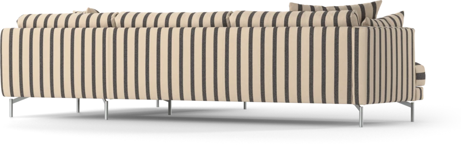 Harper - 3-sits soffa med divan höger - Flerfärgad