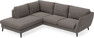 Madison - 2-sits soffa med divan vänster - Brun