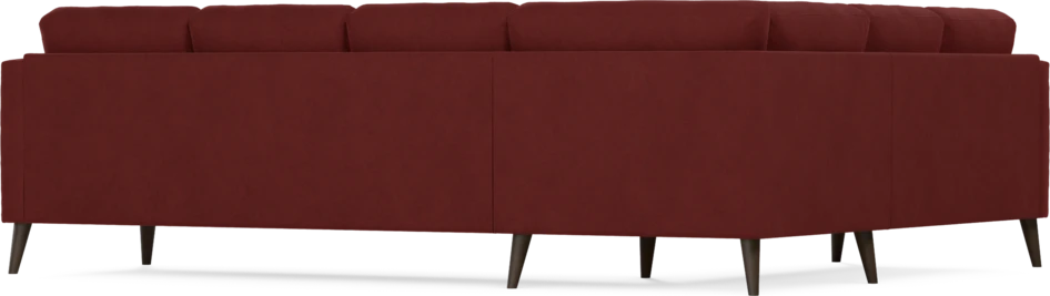 Eden - Hörnsoffa, 2+3-sits - Röd