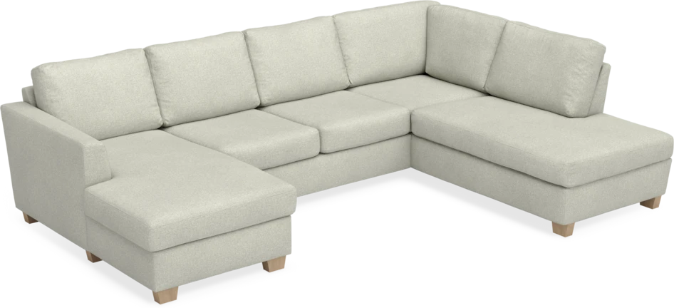 Friday - 3-sits soffa med schäslong vänster och divan höger - Beige