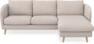 Madison - 2-sits soffa med schäslong höger - Beige