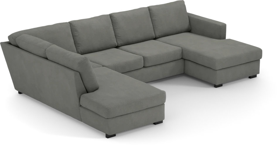 Friday - 3-sits soffa med divan vänster och schäslong höger - Grå
