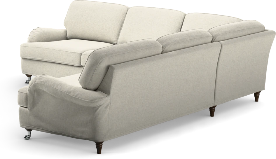 Oxford - Hörnsoffa 2,5+2,5-sits - Vit