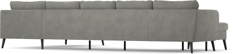 County - 4-sits soffa med schäslong vänster och divan höger - Grå