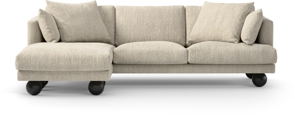 Harper - 4-sits med schäslong vänster - Beige