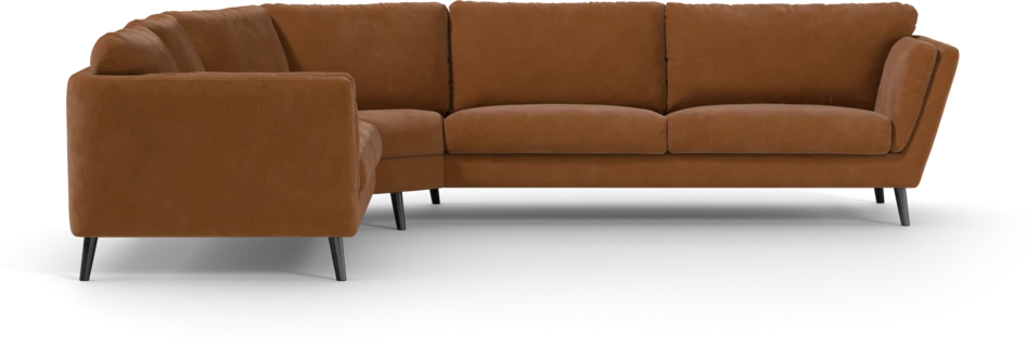 Madison Lux - Hörnsoffa 2+3-sits, hörn 2 - Orange
