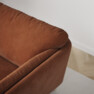 Madison Lux - 3-sits soffa med divan höger - Orange