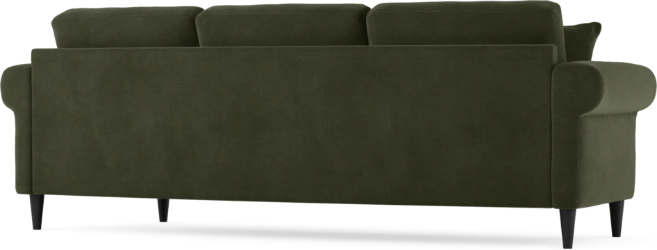 Eden - 3-sits soffa svängd - Grön