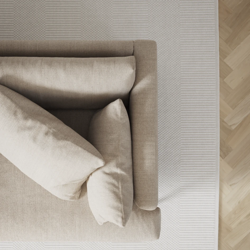 Harper - 3-sits soffa med divan höger - Beige