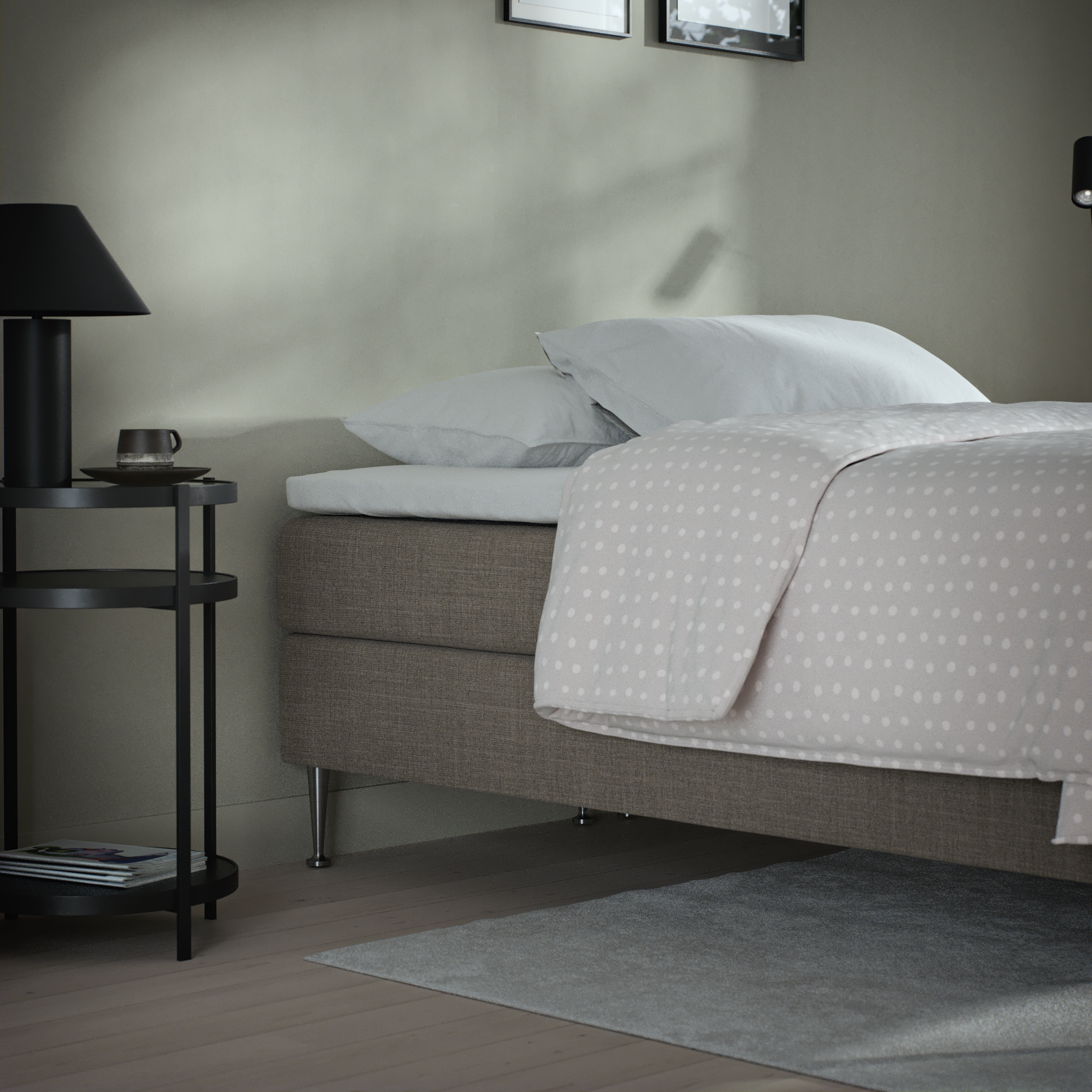 Asperö Comfort - Kontinentalsäng, dubbelsäng med bäddmadrass Comfort och sängben - inspiration