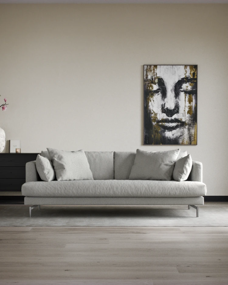 Harper - 3-sits soffa, hel dyna - inspiration