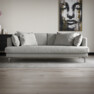 Harper - 3-sits soffa, hel dyna - Vit