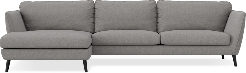 Madison - 3-sits soffa med schäslong vänster - Grå