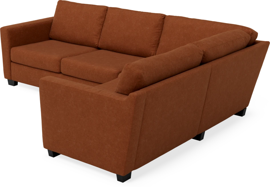 Friday - Hörnsoffa, 2,5+1,5-sits - Orange