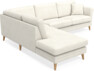 Eden - 2,5-sits soffa med divan - Vit