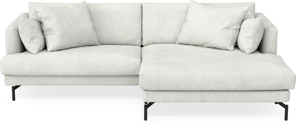 Harper - 4-sits med schäslong XL höger - Vit