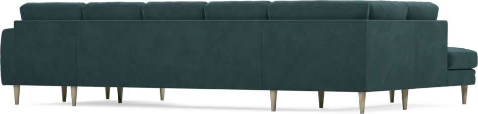 Eden - 3-sits soffa med divan vänster och schäslong höger - Blå