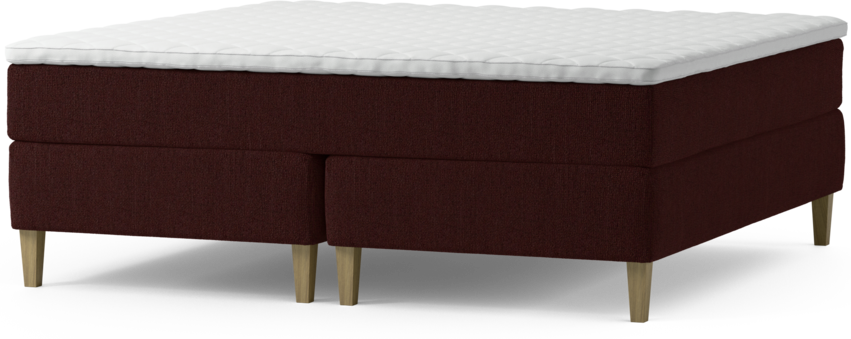 Delux Dream - Kontinentalsäng, dubbelsäng med bäddmadrass och sängben