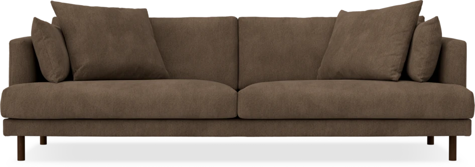 Harper - 4-sits soffa - Brun