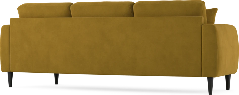 Eden - 3-sits soffa svängd - Gul